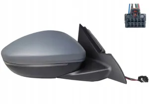 Lusterko prawe ogrzewane z migaczem LED View Max MOKKA 12 20 55L4524M
