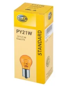 Żarówka PY21W HELLA żółty 99ZP020H