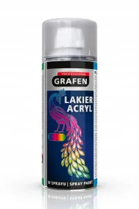 Lakier w sprayu Grafen Professional 400ml RAL 9016 biały beskidzki GPSP27